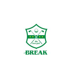 NOBU HAJIME DESIGN (printingman)さんのゴルフサークル「BREAK」のロゴへの提案