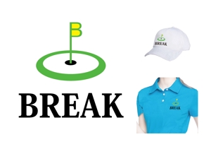 tukasagumiさんのゴルフサークル「BREAK」のロゴへの提案