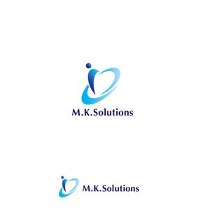 marutsuki (marutsuki)さんの産業医活動・健康管理業務「M.K.Solutions株式会社」のロゴマークデザインへの提案