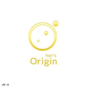 さんの「hair's Origin」のロゴ作成への提案