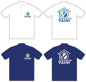 NonnoDesignLabo 片岡希 (NozomiKataoka)さんのリフォーム会社「YASUI」のポロシャツデザイン（裏表）への提案