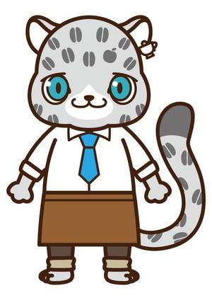 syow（イラスト・キャラデザなど） (n_sho)さんのユキヒョウのキャラクターデザインへの提案