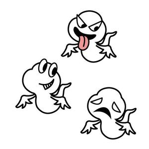 marukei (marukei)さんのシンプルなお化けのキャラクターデザイン（表情差分必須）への提案