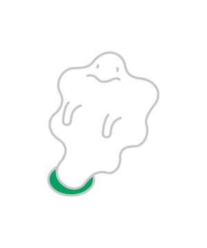 chanlanさんのシンプルなお化けのキャラクターデザイン（表情差分必須）への提案