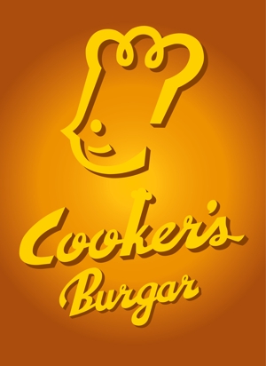 さんの「cooker's  ニューコッカーズバーガー」のロゴ作成への提案