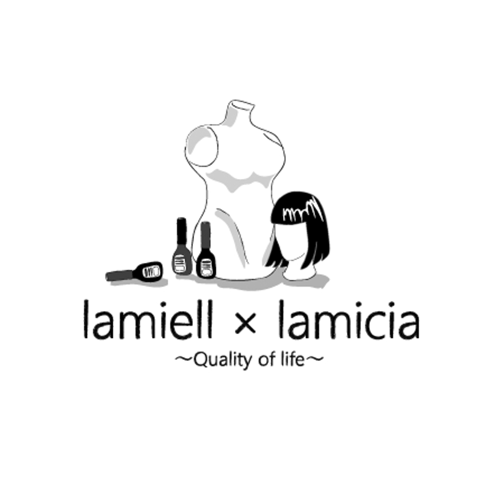 美容室「lamiell」のロゴを募集！