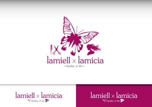 Bucchi (Bucchi)さんの美容室「lamiell」のロゴを募集！への提案