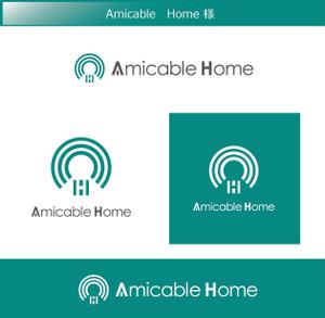 FISHERMAN (FISHERMAN)さんの女性の気持ちを引きつける新築施工会社「AMICABLE HOME」（アミカブルホーム）のロゴへの提案