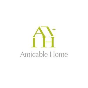 ATARI design (atari)さんの女性の気持ちを引きつける新築施工会社「AMICABLE HOME」（アミカブルホーム）のロゴへの提案