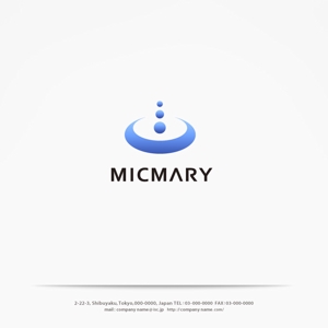 H-Design (yahhidy)さんの国際展開を目指す地下水を探査する会社「MICMARY株式会社」のロゴのデザインへの提案