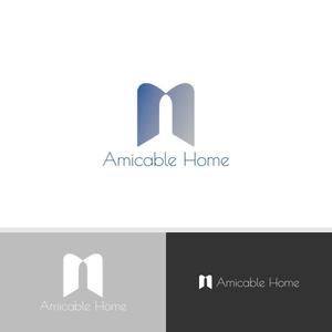 viracochaabin ()さんの女性の気持ちを引きつける新築施工会社「AMICABLE HOME」（アミカブルホーム）のロゴへの提案