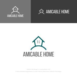 musaabez ()さんの女性の気持ちを引きつける新築施工会社「AMICABLE HOME」（アミカブルホーム）のロゴへの提案