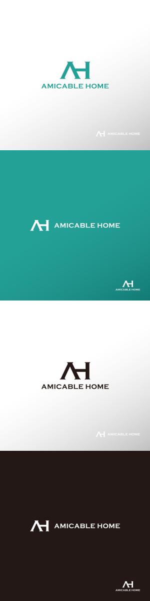 doremi (doremidesign)さんの女性の気持ちを引きつける新築施工会社「AMICABLE HOME」（アミカブルホーム）のロゴへの提案