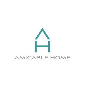 & Design (thedesigner)さんの女性の気持ちを引きつける新築施工会社「AMICABLE HOME」（アミカブルホーム）のロゴへの提案