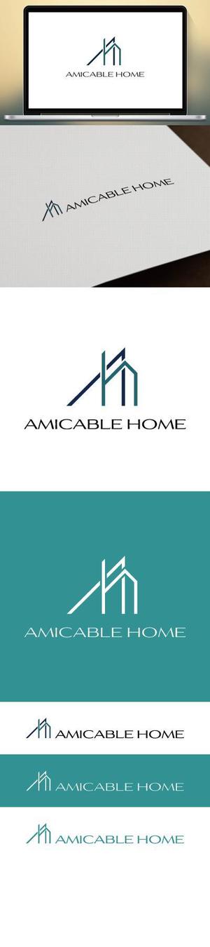 cozzy (cozzy)さんの女性の気持ちを引きつける新築施工会社「AMICABLE HOME」（アミカブルホーム）のロゴへの提案
