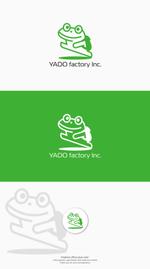 plus color (plus_color)さんの民泊運営会社【YADO factory Inc.】のロゴへの提案