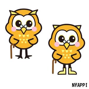 NYAPPI (nyappi)さんのやわかい印象の中に内面の強さを感じさせるフクロウのLINEスタンプ作成への提案