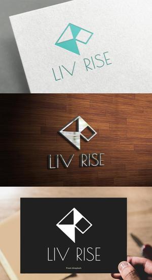 athenaabyz ()さんの売買専門の不動産会社「株式会社　LIV　RISE（リブライズ）」のロゴへの提案