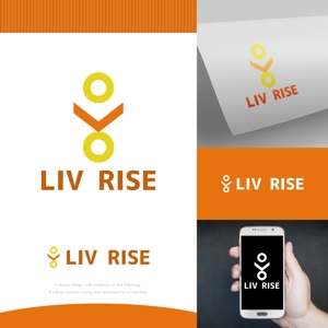 fortunaaber ()さんの売買専門の不動産会社「株式会社　LIV　RISE（リブライズ）」のロゴへの提案