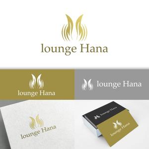 minervaabbe ()さんのlounge「Hana」のロゴへの提案