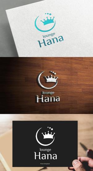 athenaabyz ()さんのlounge「Hana」のロゴへの提案