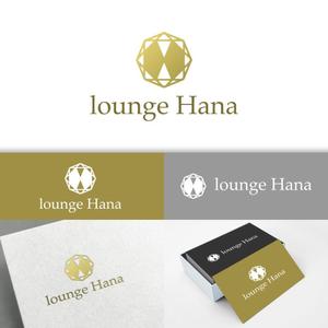 minervaabbe ()さんのlounge「Hana」のロゴへの提案