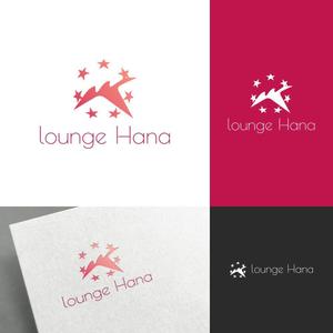 venusable ()さんのlounge「Hana」のロゴへの提案