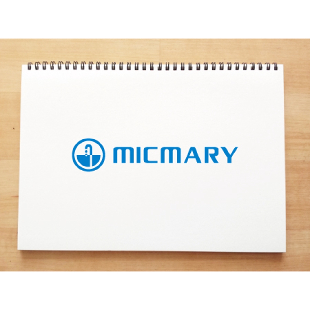 国際展開を目指す地下水を探査する会社「MICMARY株式会社」のロゴのデザイン