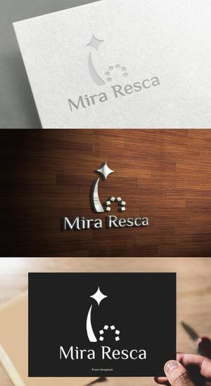 athenaabyz ()さんの新規　美容室　「Mira Resca」　のロゴ　への提案