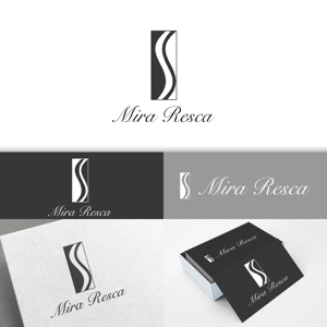 minervaabbe ()さんの新規　美容室　「Mira Resca」　のロゴ　への提案