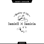 queuecat (queuecat)さんの美容室「lamiell」のロゴを募集！への提案