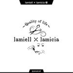 queuecat (queuecat)さんの美容室「lamiell」のロゴを募集！への提案