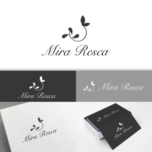 minervaabbe ()さんの新規　美容室　「Mira Resca」　のロゴ　への提案