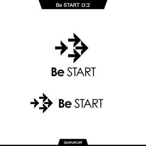 queuecat (queuecat)さんのビッグスターネットショップの新店舗！『Be START』のロゴへの提案