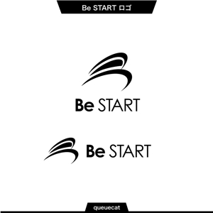 queuecat (queuecat)さんのビッグスターネットショップの新店舗！『Be START』のロゴへの提案