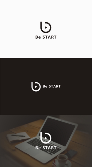 はなのゆめ (tokkebi)さんのビッグスターネットショップの新店舗！『Be START』のロゴへの提案