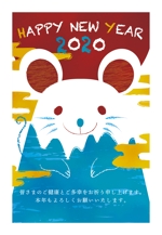 artproject (kai0220)さんの年賀状のデザイン＜子年＋富士山＞への提案