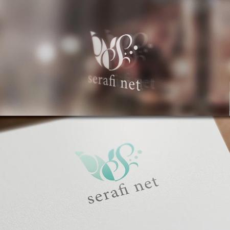 late_design ()さんのネットショップサイト「serafi net」のロゴへの提案