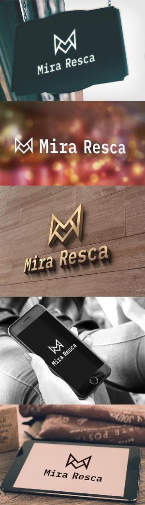 k_31 (katsu31)さんの新規　美容室　「Mira Resca」　のロゴ　への提案