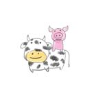 なるせ さき (hsmtsk08)さんの豚、牛のイラストへの提案