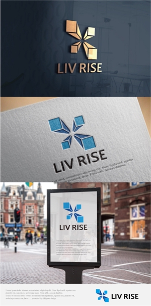 drkigawa (drkigawa)さんの売買専門の不動産会社「株式会社　LIV　RISE（リブライズ）」のロゴへの提案