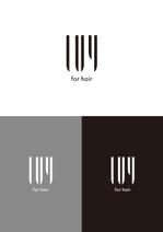 HAREAME (hareame)さんの美容室「ＩＶＹ」のロゴへの提案