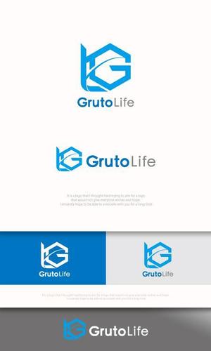 魔法スタジオ (mahou-phot)さんの医療と健康（ヘルスケア）サービスを提供する「Gruto Life」のロゴへの提案