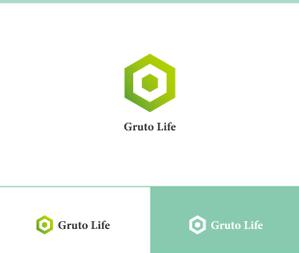 動画サムネ職人 (web-pro100)さんの医療と健康（ヘルスケア）サービスを提供する「Gruto Life」のロゴへの提案