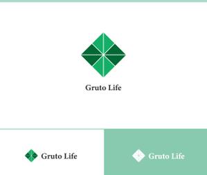 動画サムネ職人 (web-pro100)さんの医療と健康（ヘルスケア）サービスを提供する「Gruto Life」のロゴへの提案