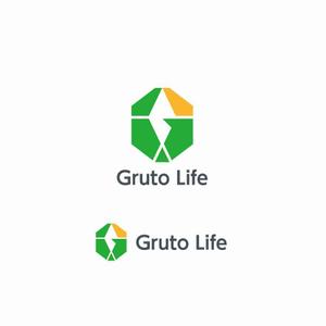 agnes (agnes)さんの医療と健康（ヘルスケア）サービスを提供する「Gruto Life」のロゴへの提案