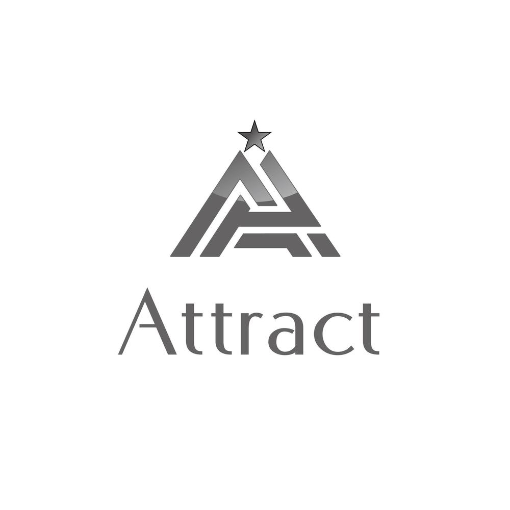 「Attract」のロゴ作成