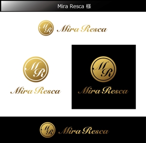FISHERMAN (FISHERMAN)さんの新規　美容室　「Mira Resca」　のロゴ　への提案