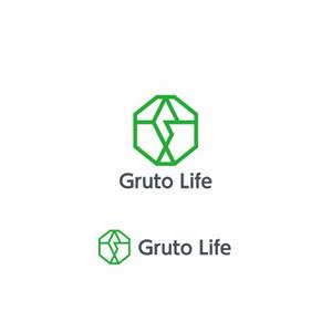 agnes (agnes)さんの医療と健康（ヘルスケア）サービスを提供する「Gruto Life」のロゴへの提案