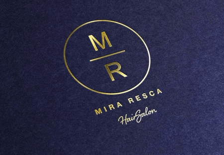 D0917 (D0917)さんの新規　美容室　「Mira Resca」　のロゴ　への提案